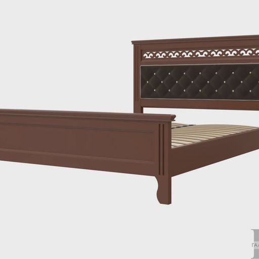 Кровать «Грация», 1600, орех